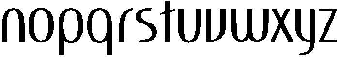 Gatsby Deco Regular otf (400) Font LOWERCASE