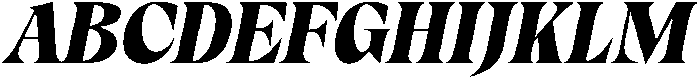 Gattino Spazio Italic otf (400) Font UPPERCASE
