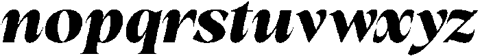 Gattino Spazio Italic otf (400) Font LOWERCASE