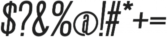 Gatty Demi Bold Italic otf (600) Font OTHER CHARS