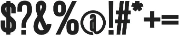 Gatty Extra Bold otf (700) Font OTHER CHARS