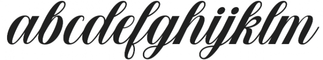 Gaulmen Script Italic Italic otf (400) Font LOWERCASE