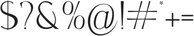Gauter otf (400) Font OTHER CHARS