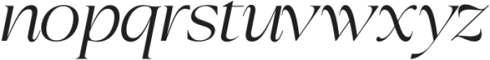Gauzy Lumatic Italic otf (400) Font LOWERCASE