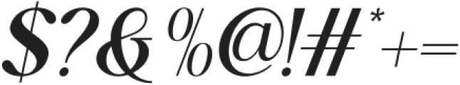Gavelin Italic otf (400) Font OTHER CHARS