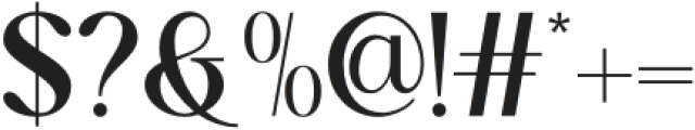 Gavelin Regular otf (400) Font OTHER CHARS