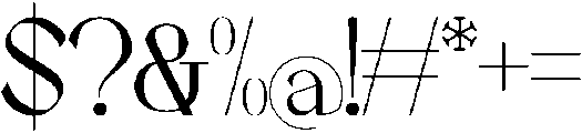 Gavelle otf (400) Font OTHER CHARS