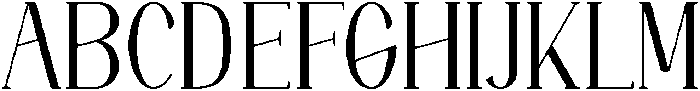 Gavelle otf (400) Font UPPERCASE
