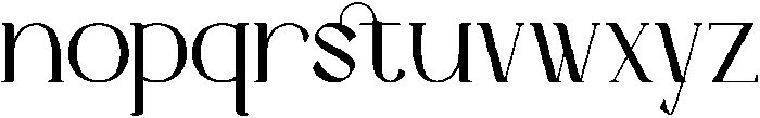 Gavelle otf (400) Font LOWERCASE