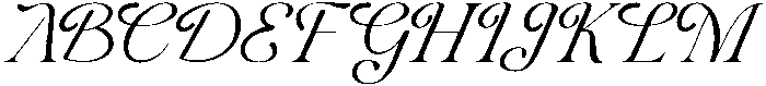 Gavielle Regular otf (400) Font UPPERCASE