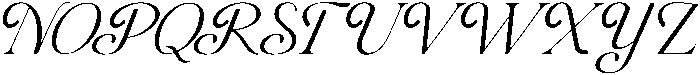 Gavielle Regular otf (400) Font UPPERCASE