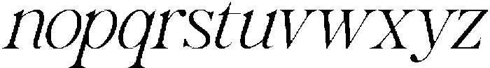 Gavielle Regular otf (400) Font LOWERCASE