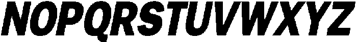 Gavion Black Condensed Italic otf (900) Font UPPERCASE