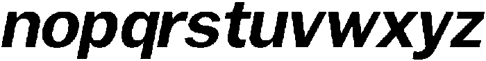 Gavion Bold Italic otf (700) Font LOWERCASE