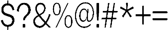 Gavion Condensed otf (400) Font OTHER CHARS