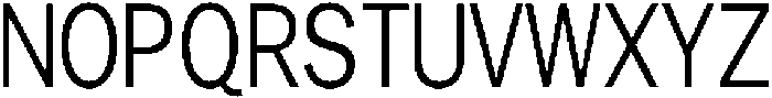 Gavion Condensed otf (400) Font UPPERCASE
