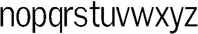 Gavion Condensed otf (400) Font LOWERCASE