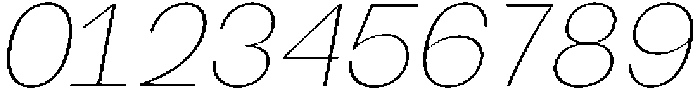 Gavion Extra Light Italic otf (200) Font OTHER CHARS