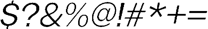 Gavion Italic otf (400) Font OTHER CHARS