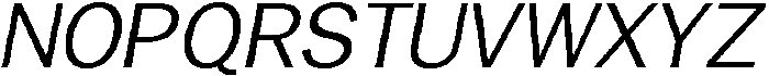 Gavion Italic otf (400) Font UPPERCASE