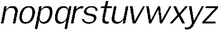 Gavion Italic otf (400) Font LOWERCASE