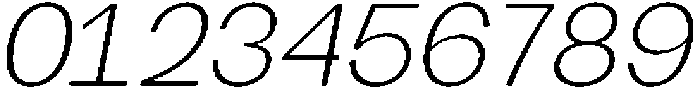 Gavion Light Italic otf (300) Font OTHER CHARS