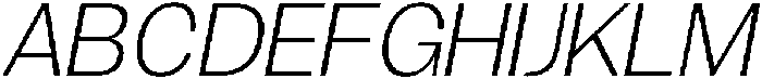 Gavion Light Italic otf (300) Font UPPERCASE