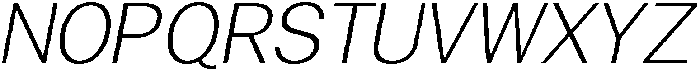 Gavion Light Italic otf (300) Font UPPERCASE