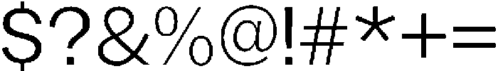 Gavion Regular otf (400) Font OTHER CHARS