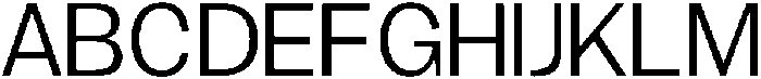 Gavion Regular otf (400) Font UPPERCASE