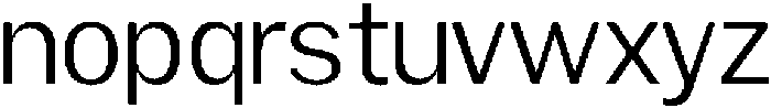 Gavion Regular otf (400) Font LOWERCASE