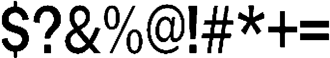 Gavion Semi Bold Condensed otf (600) Font OTHER CHARS