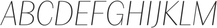 Gayatri Thin Italic otf (100) Font UPPERCASE