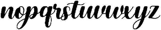Gayla otf (400) Font LOWERCASE