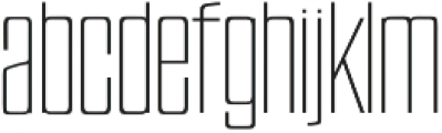 Gayora Thin otf (100) Font LOWERCASE