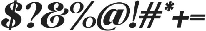 ganos Black Italic otf (900) Font OTHER CHARS