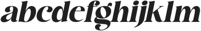 ganos Black Italic otf (900) Font LOWERCASE