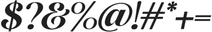 ganos Bold Italic otf (700) Font OTHER CHARS