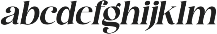 ganos Bold Italic otf (700) Font LOWERCASE