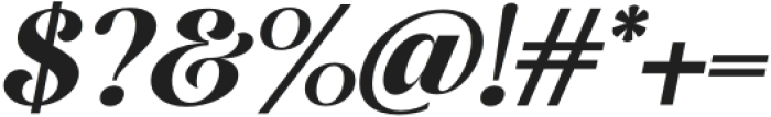 ganos Extra Bold Italic otf (700) Font OTHER CHARS