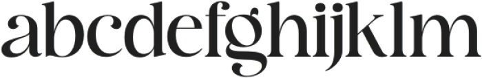 ganos Medium otf (500) Font LOWERCASE