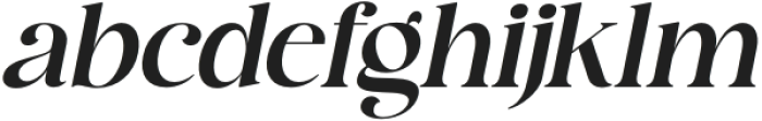 ganos Semi Bold Italic otf (600) Font LOWERCASE