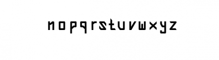 GAROKOH Font LOWERCASE