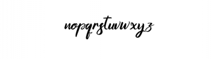 Gallisia Script Font LOWERCASE
