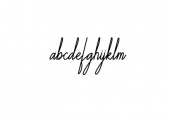 Galliyani Handwritten Font Font LOWERCASE