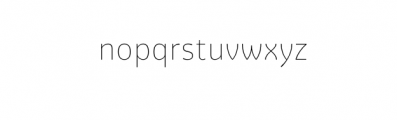 Gamue Soft Thin.otf Font LOWERCASE