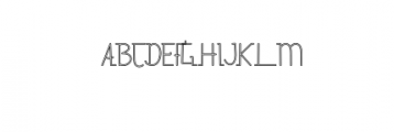 Gapbrooth-SerifOutline.otf Font UPPERCASE