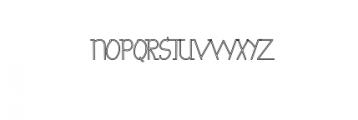 Gapbrooth-SerifOutline.otf Font LOWERCASE