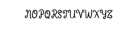 Gardena.ttf Font UPPERCASE