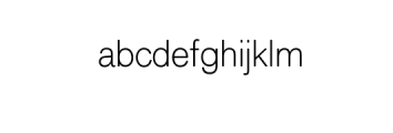 Garmu Rounded-XLight.otf Font LOWERCASE